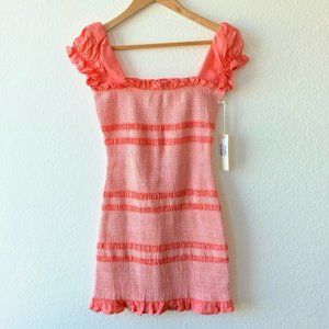 Capulet Siobhan Mini Dress Lipstick Linen